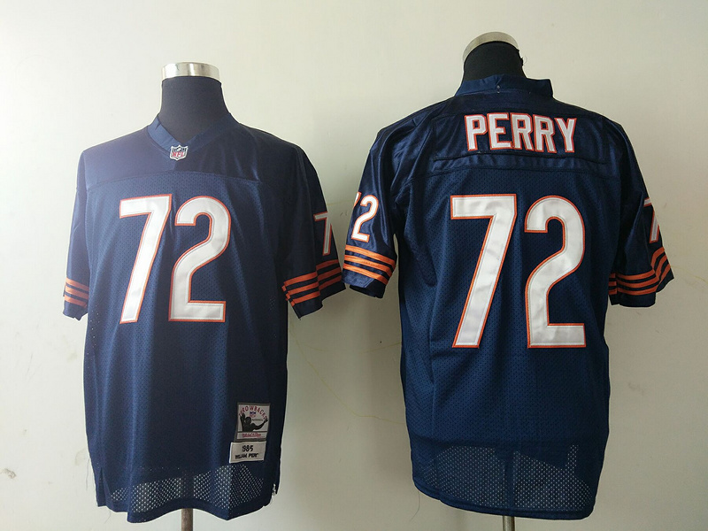 Men's Chicago Bears William Perry Mitchell & Ness Navy Legacy Jersey